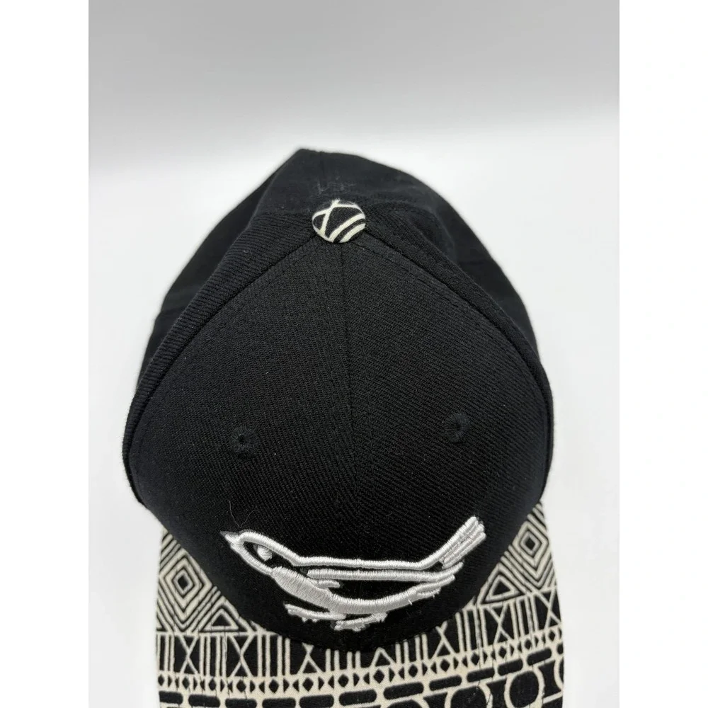 American Needle Cooperstown MLB‎ Retro Bird Hat Black Strapback Cap